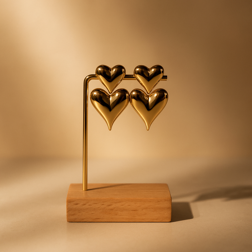 Zoe Heart Earrings