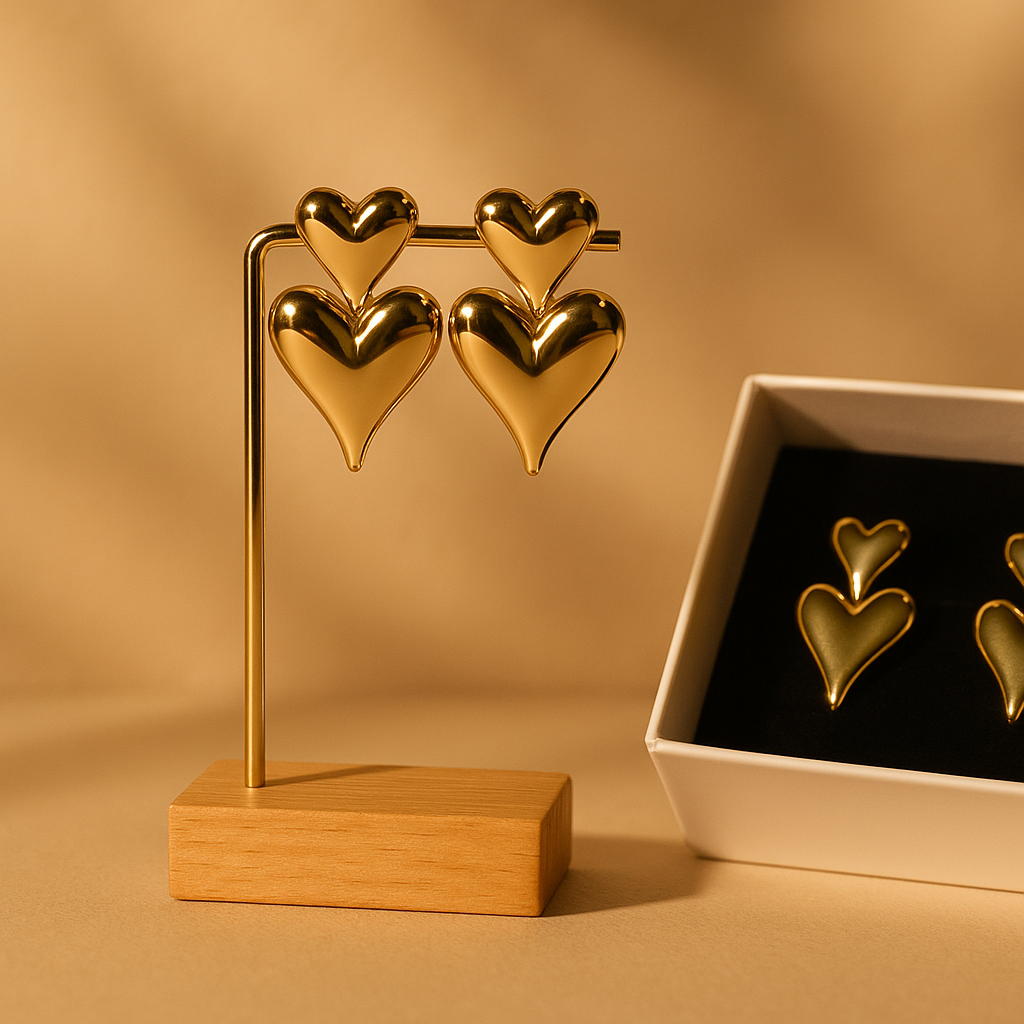 Zoe Heart Earrings