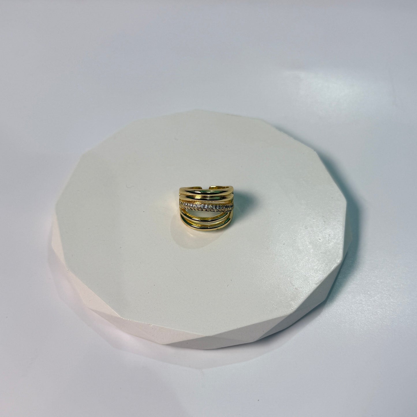 Meena adjustable Ring