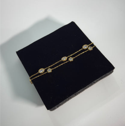 Yara Double Layered Chain Bracelet