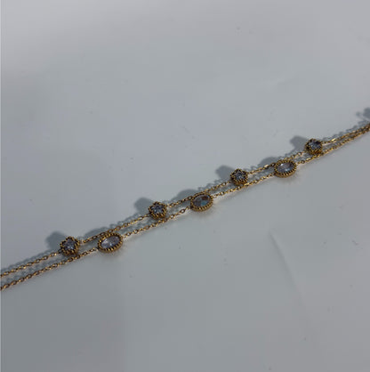 Yara Double Layered Chain Bracelet