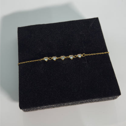 Leya Heart Chain Bracelet